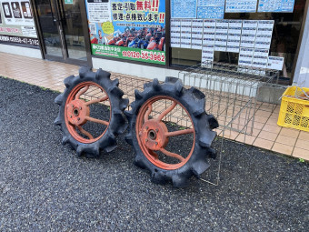 耕運機水田車輪 / 4.00-19左右セット